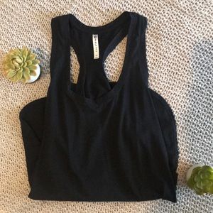 Fabletics SIZE M Black Yoga Tank Top